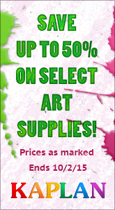 Kaplan – Save up to 50% on Art Supplies.