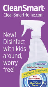 Killing the bad germs doesn’t have to wait until the kids are gone. Now you can spray stop germs during the day, before they spread, with a product so gentle you can use it around babies with no rinse required. At WB Mason, Essendant, Amazon.