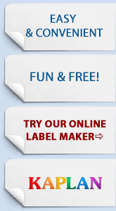 Kaplan - Try Our Online Label Maker.