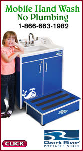 Ozark River Portable Sinks - Mobile Hand Washing, No Plumbing.