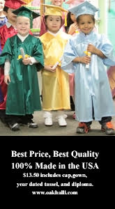 Oak Hall Cap and Gown. Best Price. Best Quality. 100 percent made in USA.