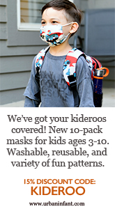 Urban Infant - 15% off Masks for Kids.