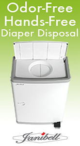 Odor-Free Hands-Free Diaper Disposal by Janibell