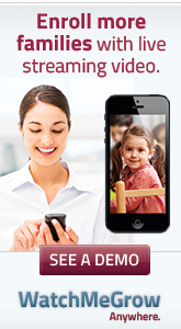 Enroll More Families - with live streaming video from WatchMeGrow. CLICK FOR A DEMO