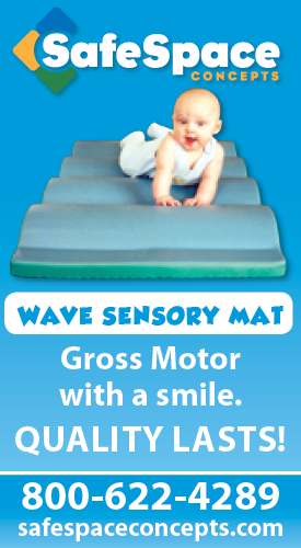 Wave Sensory Mat, Gross Motor with a Smile, Quality Lasts! 800-622-4289 www.safespaceconcepts.com