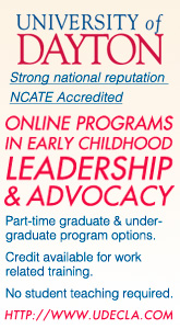 Online programs in early childhood leadership & advocacy - University of Dayton